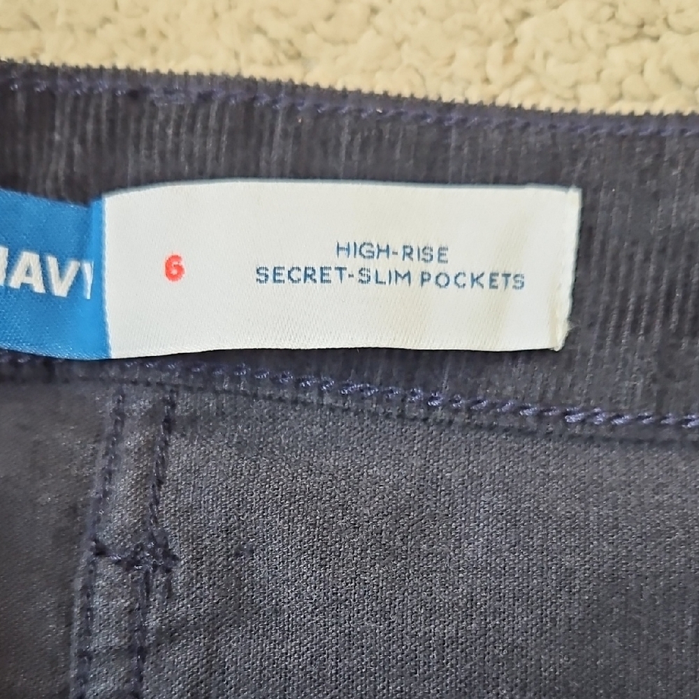 Old Navy High-Waisted Button-Fly Corduroy Mini Skirt Size 6 - Picture 4 of 8